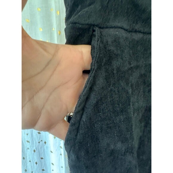 La Strada NWT Stud Pull Up Elastic Waist Draw String Corduroy Pants Pockets M - Picture 5 of 9